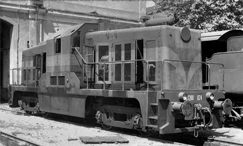 Locomotive FS Ne 1200-024 of the italian 