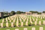 Le lapidi dell'Anzio War Cemetery